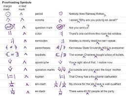 Proofreading Marks Chart Unique Essay Proofreading Marks Pdf