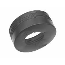 The fabric acts as a biomat it also works to prevent backfill from entering the discharge holes on the pipe. Advanced Drainage Systems 8 In X 4 In Polyethylene Slip Gravelless Offset Adapter No Grommet 0839aa The Home Depot