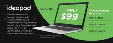 Chromebooks are your best bet for big discounts, with prices starting as low as $99. Black Friday 2019 Lenovo Ad Leaks With 99 Laptop 210 Desktop Pc Deals Laptops Magazine