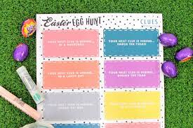 This hunt for kids, tweens, or teens uses the main points of the easter story of jesus as clues. Easter Egg Hunt Ideas For Adults Printable Clues Party Delights Blog