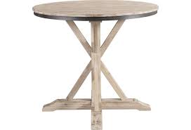 Drop leaf folding tables is one of our specialties. Elements International Callista Rustic Round Counter Height Dining Table Lindy S Furniture Company Pub Tables