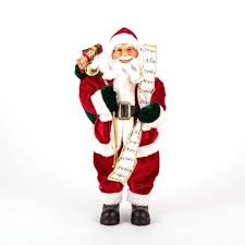 Decoration A Poser Pere Noel Debout 128441a H60 Cm Achat Vente Automate Et Personnages Polyester Soldes Sur Cdiscount Des Le 20 Janvier Cdiscount