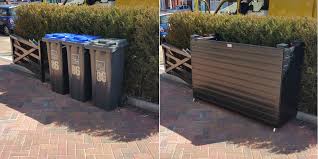 Trash can storage outdoor garbage can storage garbage shed outdoor trash cans bin storage hide trash cans trash bins. 3 Great Ways To Hide Those Unsightly Wheelie Bins