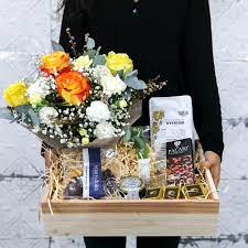 From you flowers is a same day flower delivery and gift specialist. Hampers With Roses The Coffee And Chocolate Hamper