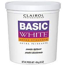 How to bleach your hair from black to platinum blonde. Clairol Basic White Extra Strength Powder Lightener Bleach Konga Online Shopping