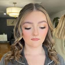 SL homecoming hair and makeup💙🤍