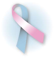 Miscarriage pink and blue ribbon. Pregnancy Infant Loss And Awareness