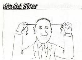 Mental Floss By B Kliban In Never Eat Anything Bigger Than Your Head Other Drawings In 1976 Floss Teacher Humor Comic Strips