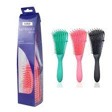 Asal nak sikat aje dia lari. Sikat Detangling Untuk Rambut Keriting Dengan Kotak Anti Selip Sikat Rambut Karet Sisir Sikat Pijat Kulit Kepala Aksesori Kamar Mandi Sisir Aliexpress