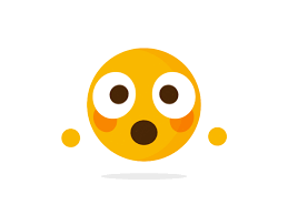 Image result for shocked face emoji gif"