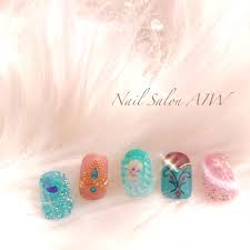 アナと雪の女王 エルサネイル グリーンネイル ネイル ディズニー ネイル セルフ