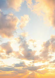 Hummingbird Cottage Pretty Sky Clouds Yellow Cloud