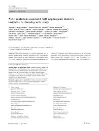 Tiktok is one of the best platforms to build an audience. Pdf Novel Mutations Associated With Nephrogenic Diabetes Insipidus A Clinical Genetic Study