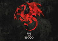 It is a prequel to game of thrones. Tv Show House Of The Dragon House Targaryen Poster Silk 24 X 14 Inches Ebay