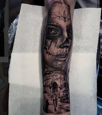 Simply finish the look with a day of the dead costume. 50 Day Of The Dead Tattoos For Girls 2021 Sugar Skull Flowers Designs