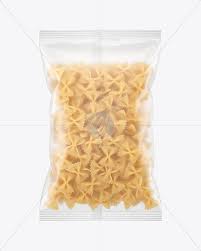 Download Matte Plastic Bag With Farfalle Pasta Mockup In Bag Sack Mockups On Yellow Images Object Mockups