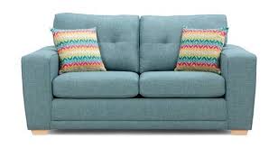 Finn 2 Seater Sofa Sofabed In Teal Or Slate Dfs Also Stool And Cushions And Single Armchairs Check 09 0 Recliner Fabric Sofa Corner Sofa Fabric Fabric Sofa