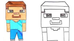 How To Draw Minecraft Steve Drawing For Beginners Minecraft Drawing Drawing For Beginners Drawing For Kids Step Kids