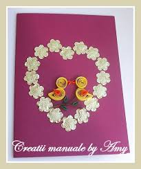 Un buchet de ghiocei si o primavara superba pentru o persoana mai speciala decât toate anotimpurile! Felicitari Lucrate Manual Creatii Manuale Amy Crafts