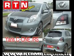 Trazione integrale, motore 1.6 litri di 261 cv e peso di 1.280 kg. Bodykit C One Rs Style For Toyota Yaris By Abs En Rstyle Racing