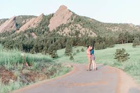 Second and third flatiron trail (flatirons loops) bluebell road. Chautauqua Park Adventure Engagement Session Ashleigh Miller Adventure Wedding And Elopement Photography