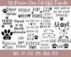 Download Rescue Mom Svg Dog Mom Svg Bundle Cat Mom Svg Fur Mama Svg Etsy In 2021 Dog Mom Svg Dog Svg Rescue Dogs
