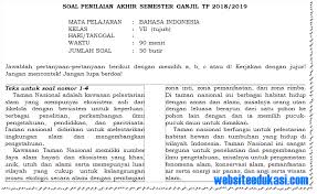 Soal ulangan harian kd 3 1 dan 3 2 teks berita kelas viii. Download Soal Uas Seni Budaya Smp Kelas 7 Semester 1