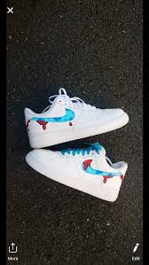 Airforce 1 X Camo Drip Red The Custom Movement In 2020 Red Nike Shoes Nike Air Shoes Swag Shoes