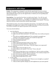 An article critique is an assignment that requires a student to critically read a research article and reflect upon it. Assignment 6 Self