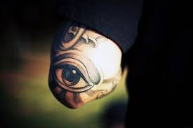 Elbow Tattoos For Men Realistic Eye Tattoo Tricep Tattoos Eye Elbow Tattoo