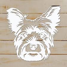 Download Yorkshire Terrier Svg Yorkie Clipart Dog Svg Cricut Silky Etsy Yorkie Yorkshire Valentine Clipart