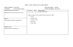 Berasal dari kata cartoon artinya gambar yang lucu. Doc Kartu Soal Bentuk Pilihan Ganda Mengoperasikan Periferal Untuk Pembuatan Grafis Eko Hariyanto Academia Edu