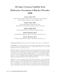 Pdf The Expert Consensus Guideline Series Medication
