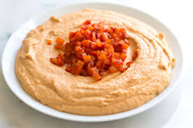 Irresistible Roasted Red Pepper Hummus