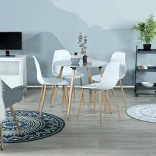 Table ronde avec structure en bois massif plaqué, disponible avec plateau stratifié ou fenix, en verre trempé, ou plaqué. Ensemble Table A Manger Ronde Grise 4 Chaises De Salle A Manger Blanc Achat Vente Table A Manger Complete Ensemble Table A Manger R Soldes Sur Cdiscount Des Le 20 Janvier Cdiscount