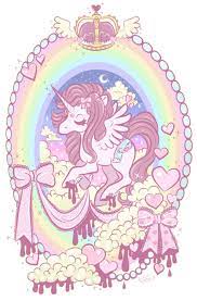 Rainbow cute kawaii unicorn pictures. These Are A Few Of My Favorite Things Buzznet Unicorn Wallpaper Unicorn And Glitter Cute Art