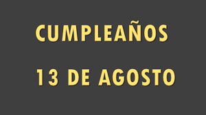 We did not find results for: Famosos Que Cumplen Anos El 13 De Agosto Youtube