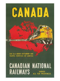 Travel Poster For Canadian Railways Print Allposters Com In 2021 Canadian National Railway Posters Canada Travel Posters