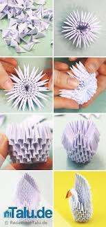 This video tutorial will teach you how to make origami mandala. Tangrami Anleitung 3d Origami Schwan Falten Talu De Origami Anleitungen 3d Origami 3d Origami Schwan