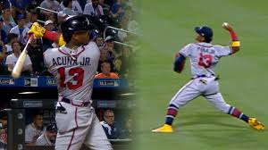 Acuna came down awkwardly after he couldn't make the play and stayed on the ground for an extended time. Ronald Acuna Jr Hits 20th Homer Leads Braves To Win