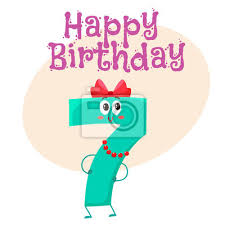 Download this picture of vector greeting card design for free! Happy Birthday Vector Greeting Card Poster Banner Design With Fototapete Fototapeten Mathematische 7 Alles Gute Zum Geburtstag Myloview De