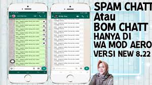 Update Fitur Wa Mod Terbaru 2020 Whatsapp Aero V8 22 Beta Bisa Bom Chatt Youtube