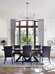 Select from round, oval, rectangular, and extension dining tables; Dakota Jackson Chairs Surround A Hellmann Chang Table In The Dining Room While Holland Dining Room Contemporary Atlanta Homes Modern Dining Room