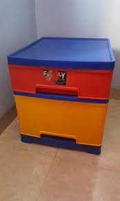 Merah, biru, hijau, merah muda, coklat, ungu Container Rak Lemari Plastik 2 Susun Perabotan Rumah Di Carousell