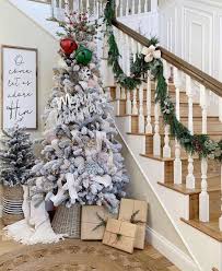 Flocked christmas tree decoration ideas. 20 Incredibly Inspiring Ideas To Decorate With Flocked Christmas Trees