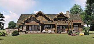 Single story craftsman style house plans. Single Level Floor Plans