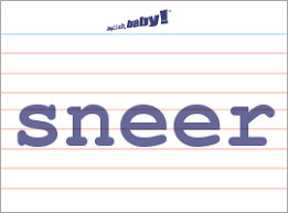 Sneer used as a noun is rare. What Does Sneer Mean Learn English At English Baby