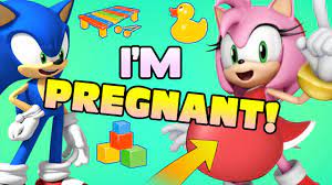 Then that means she's already married!?!? Sonic The Hedgehog Pregnant New Baby Surprise Boy Or Girl Youtube