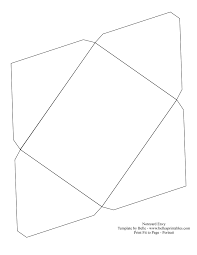 Envelope Template Printable Envelope Template Mini Envelopes Template