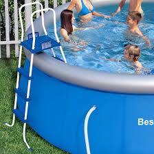 Bestway Fast Set Round Inflatable Pool Package 15ft X 48 Inflatable Pool Pool Bestway